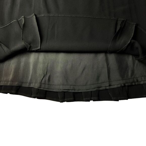 Carlisle Skirt Pleated Tulip Hem Black Back Zipper Clasp Closure Lined Women 14 - Picture 7 of 14